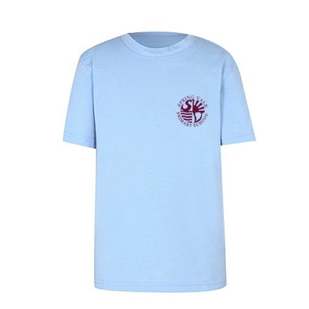 Sky Blue T-Shirt with Badge